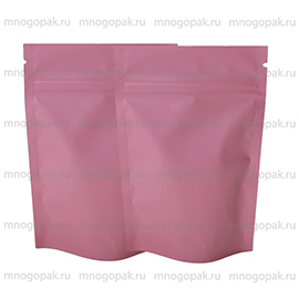 Розовые пакеты из полипропилена с замком