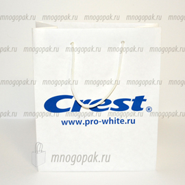 Бумажный пакет для магазина Crest