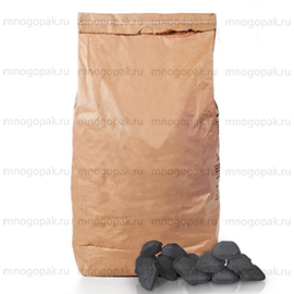 Крафтовые коричневые мешки для угля