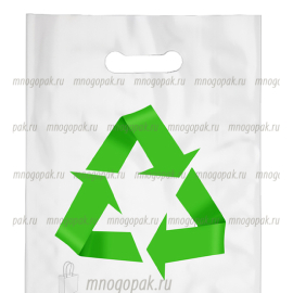 Фирменный биоразлагаемый пакет с логотипом