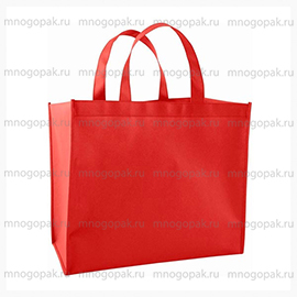 Красная сумка для одежды, текстиля, продуктов